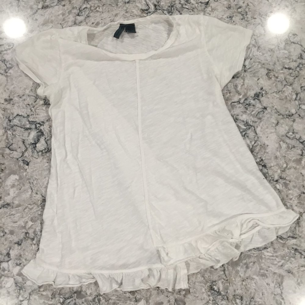 Anthropologie white t shirt